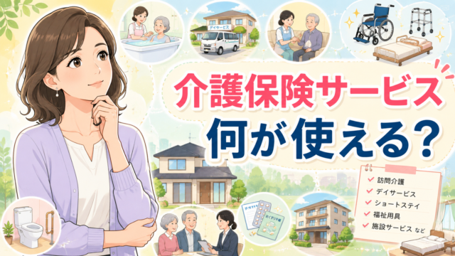 介護保険で利用できるサービス一覧と選び方を解説