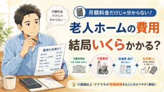 老人ホームの費用と月額・前払金・追加費用を解説