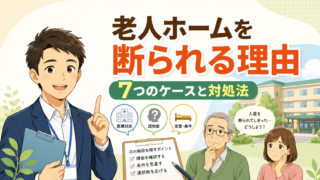 老人ホームを断られる7つの理由と入居できないときの対処法