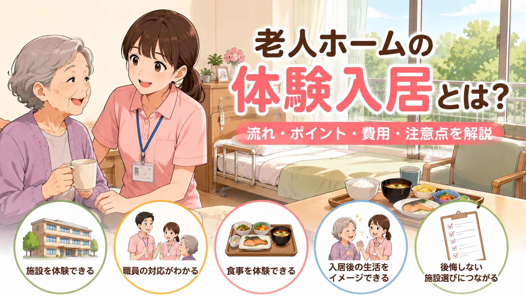 老人ホームの体験入居