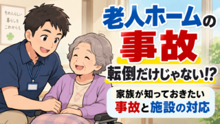 老人ホームで起こる事故と家族が知っておきたい施設の対応